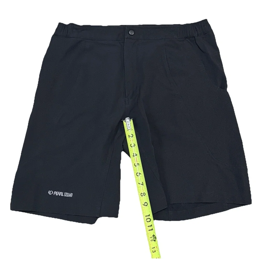 Pearl Izumi Men's Black Nylon‎ Spandex Blend Bike Outdoor Shorts 33-36x10